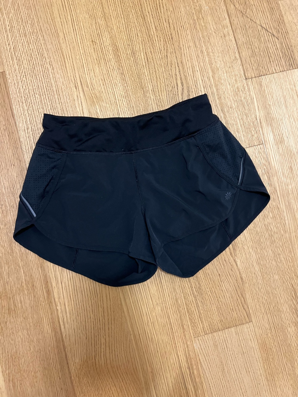 Athleta Black Running Shorts